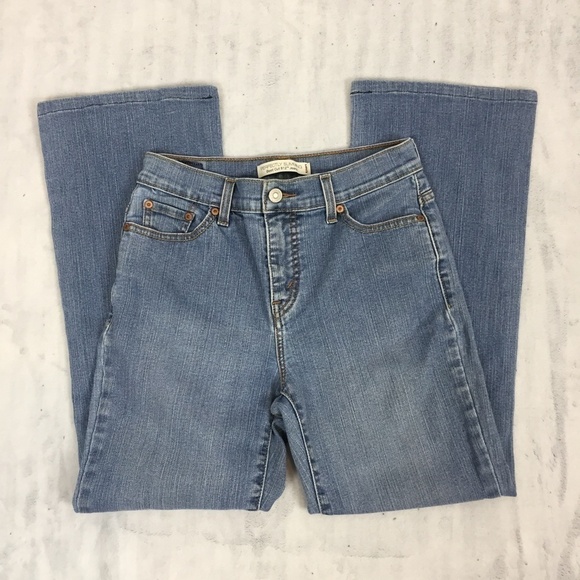 Levis 512 Perfectly Slimming Bootcut Jeans Women's 6 Short - Hemmed - Picture 13 of 13